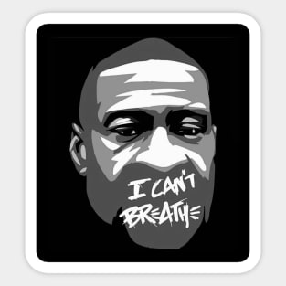 I can't breathe Sticker